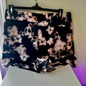 High Waisted Floral Dress Shorts